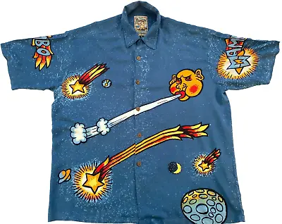 Vintage MAMBO LOUD Shirt - Sun Moon Stars - Cosmic Playground - Reg Mombassa • $299