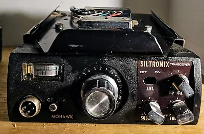 Vintage Siltronix Mohawk Transceiver CB Radio PA W/Bracket Untested Parts • $28