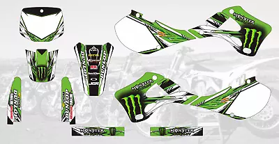 Am0386 Motocross Mx Graphics Decals Stickers For Kawasaki Kx125 Kx250 1999-2002 • $80