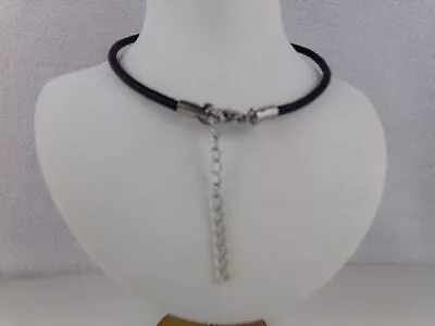 Necklace Or Choker Lobster Clasp 2mm Round Soft Genuine Leather~~~~~~~id1107 • $5.98