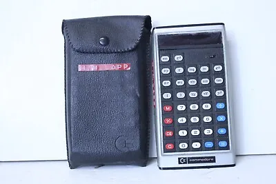 $10.50 • Buy Vintage Commodore Computer Company SR-37 Calculator With Case RARE -Z1