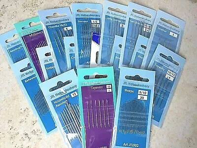 Large Range Of Hand Sewing Needles Leather-embroidery-tapestry-quilting-darning • £1.65