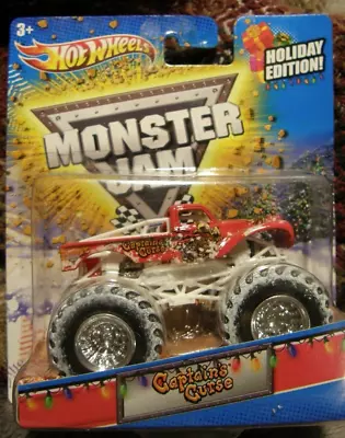 Hot Wheels 2012 Monster Jam Holiday Edition Captains Curse 1:64 Scale *new* • $11.99