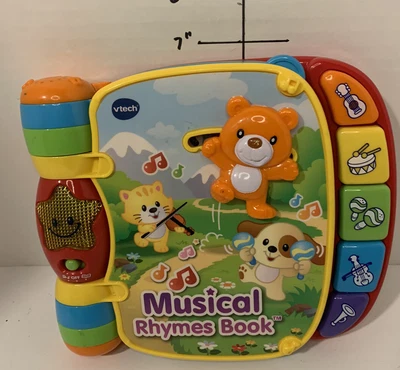 $8.99 • Buy VTech Interactive Toy Musical Rhyme And Discover Book Tested/Works