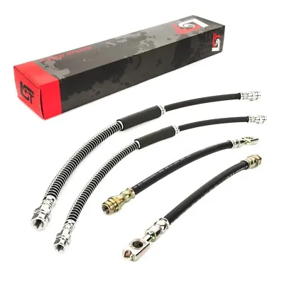 4x Brake Line Brake Hose Set Front Rear Left Right For VW SCIROCCO 09- • £31.94