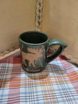 Yellowstone Coffee Mug Stoneware Ceramic Moose Theme • $17