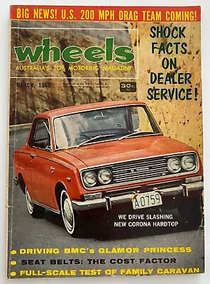 March 66 BMC Vanden Plas Princess R Toyota Corona 1600-S Hardtop Ford Falcon XP • $49.95