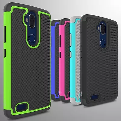 For ZTE Blade Max 3 / Max Blue Case Tough Protective Hard Hybrid Phone Cover • $5.49