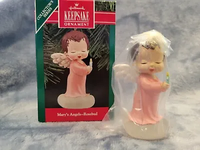 1990 Hallmark Keepsake  ROSEBUD  # 3 In New Mary's Angels Collection - VINTAGE • $50