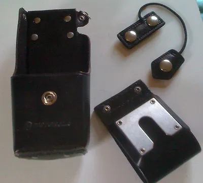 Motorola NTN8381C Leather Radio Holster W/Belt Loop For XTS3000 3500 & 4250 NEW • $44.99