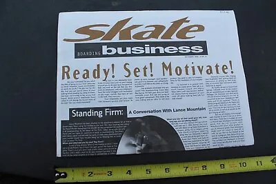 Skateboarding Business Newsletter Alien Workshop 90's OG RB Dealer Shop Owner • $54