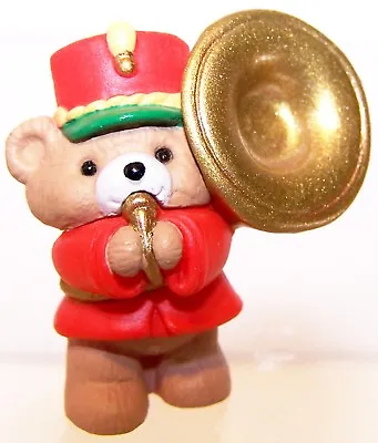 1991 Hallmark NEW Christmas MUSIC MAKER BEAR W/TUBA 1st Merry Miniature QFM1779 • $11.86