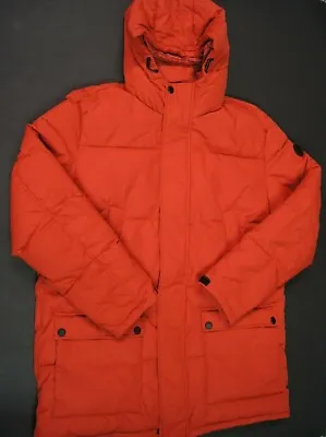 MICHAEL KORS Knox Overstuffed Parka Hooded Jacket Red Ochre NEW NWT $390 • $149.99