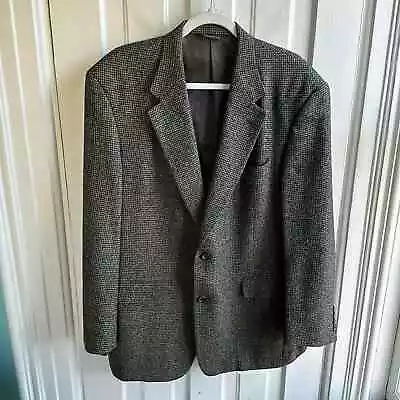 Burberry Vintage Burberrys Wool Tweed Blazer Jacket • $75