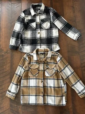 Jason Maxwell Plaid Jacket Shackets Lot Of 2 Size Large • $8.99