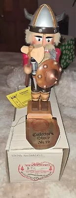 STEINBACH Nutcracker Viking Volkskunst S735  West Germany New In Box 12  Vintage • $175