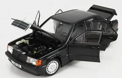 Norev MERCEDES BENZ 190E 2.3 16V (W201) 1984 BLACK Dealer Edition 1/18 New! • $179