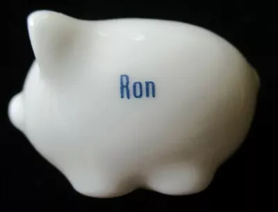 Lucky Penny Porcelain Miniature Piggy Bank - Ron • $3.59