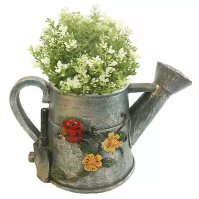 £9.99 • Buy Watering Can Garden Planter Outdoor Indoor Flower Plant Pot Cute Ladybird Grey