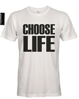 Choose Life Wham Retro 80s Inspired T-Shirt Fancy Dress George Michael Replica • £5.99