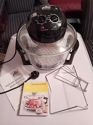 Halogen Oven Multi Function Cooker Electric Air Fryer Accessories & Recipe Book • £28
