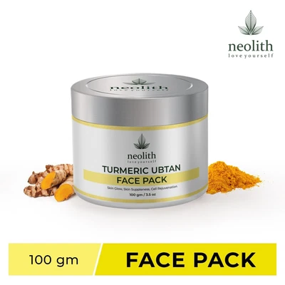 £6.99 • Buy Neolith Turmeric Ubtan, Honey Sandalwood, Saffron, Neem Basil Face Pack/Mask