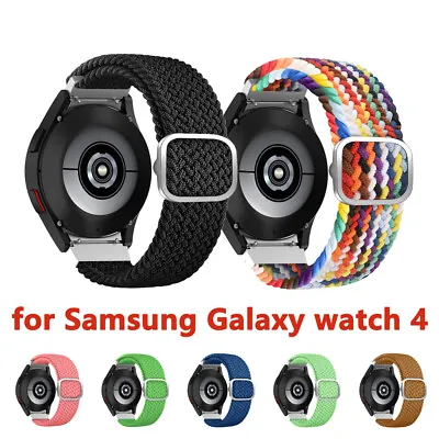 Sport For Samsung Galaxy Watch 4 40mm 44mm Braided Adjustable Band Strap • $6.59