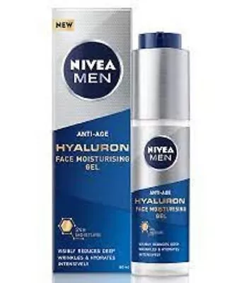 Nivea Men Anti-Age Hyaluron Face Moisturising Gel 50ml • £12.75