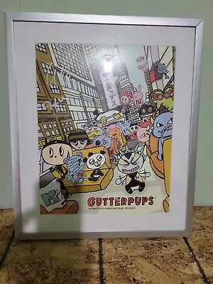 EXTREMELY RARE HU MTV Gutterpups Lithograph Signed Numbered #130 Of 130 • $43.25