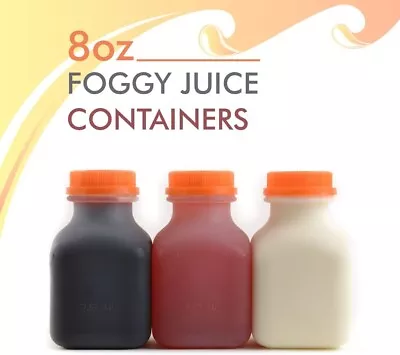 450 Pack - Empty Plastic Juice Bottles With Tamper Evident Caps 8 Oz. • $229.95