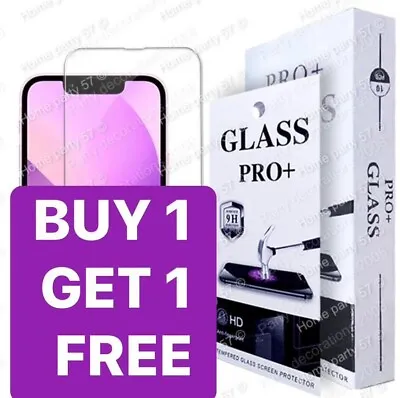 Tempered Glass Screen Protector For IPhone XR X XS MAX 1311 Pro Max Mini 13 PRO • £2.89