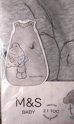 £13.99 • Buy M & S Tiny Tatty Teddy Sleeping /Gro Bag 2.1 Tog  Age 0-6 Months  NEW
