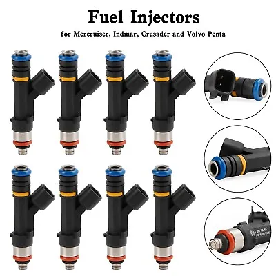 8PCS 0280158165 Fuel Injectors 0280158081 879312003 For Mercruiser Volvo Penta T • $67.15