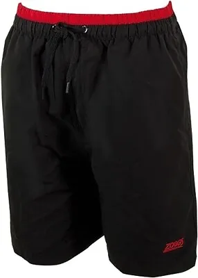 New Zoggs Waist 29  Size XL Age 14-15 Years Black 15 Inch Length Boys Swim Short • £9.99