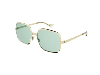 $539.91 • Buy Gucci Sunglasses GG1063S  002 Gold Green Man