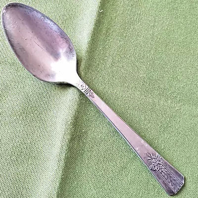 Oneida Vernon Silver Plate Romford Pattern Teaspoon 1939 Floral 6  #73250 • $5.99