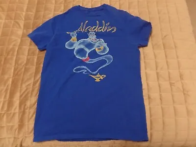 Men's Disney Aladdin Blue Tee Shirt Size: Small Excellent Condition. • $3.99