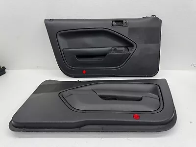 2005-2009 OEM Ford Mustang Charcoal Black Base Front Door Panels |U6454 • $265