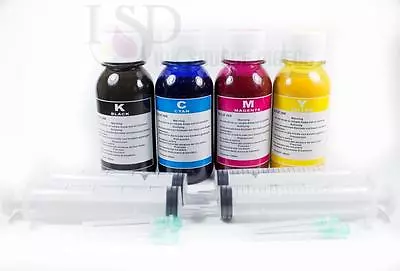 NON-OEM 4x100ml Pigment Ink For Epson T126 WorkForce 840 845 Stylus NX430 • $22