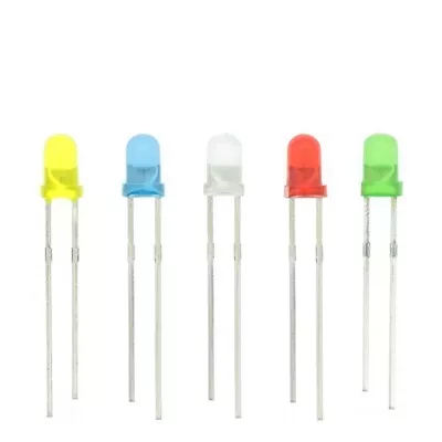 25pcs 3mm LED Light Emitting Diodes Red Blue Green Yellow • $1.99