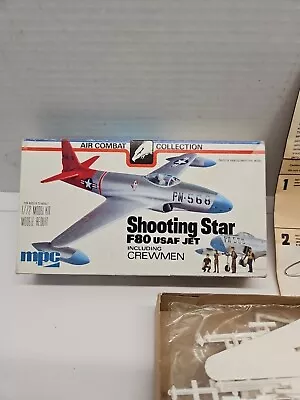 1/72 MPC Lockheed F-80 Shooting Star Airplane Model Kit 2-2105 - New & Sealed • $18.80