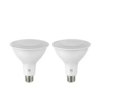 2 Pk EcoSmart 150W Equivalent 2700k 3000k 5000k Selectable Par 38 Dimmable LED • $8.99