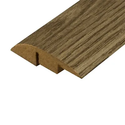 Laminate Floor MDF Ramp Reducer Profile Door Bar Threshold Strip OAK BROWN • £1.99