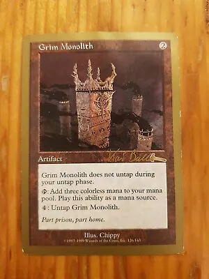 1x MTG Magic The Gathering TCG Grim Monolith Urza's Legacy Championship Deck • $40.41