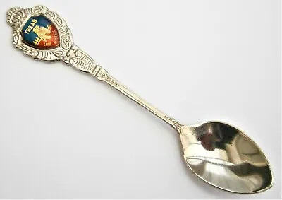 SG938) Vintage Texas Cowboy Lone State USA Souvenir Collectors Spoon • £4.99