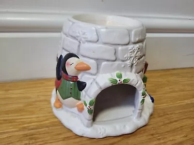 Yankee Candle Christmas Tealight Wax Burner Penguin • £11.99