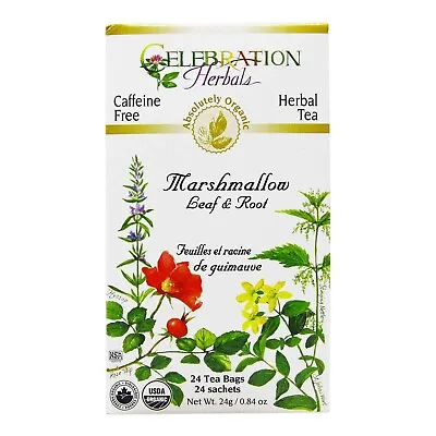 Celebration Herbals Marshmallow Leaf And Root 24 Tea Bags • $10.99