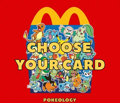 McDonalds 25th Anniversary 🎉 CHOOSE PICK YOUR CARD 🎉 Pokemon Cards 🎉  • $1.20