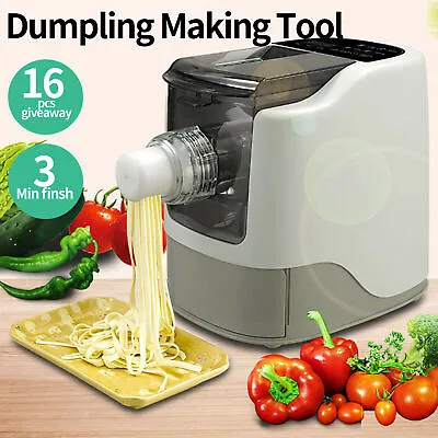 Automatic 260W Electric Pasta Maker Machine 13 Noodle Shape Noodle Machine 220V • $219.99