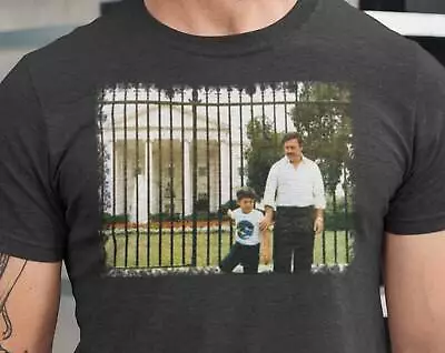 Pablo Escobar White House T-Shirt Narcos  T-Shirt Medellin Cartel Shirt • $19.99